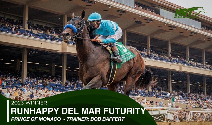 Runhappy Del Mar Futurity Prince of Monaco cemented his class